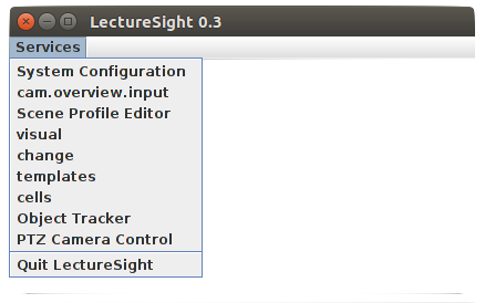 LectureSight main window